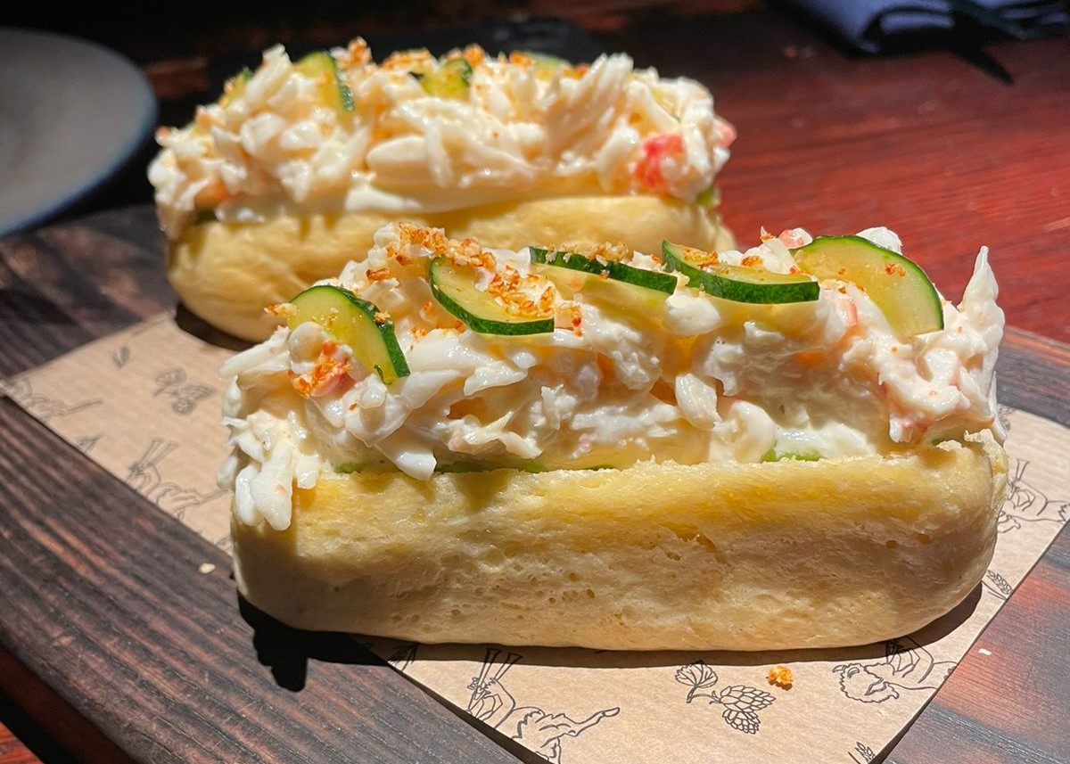 Try the crab dog!